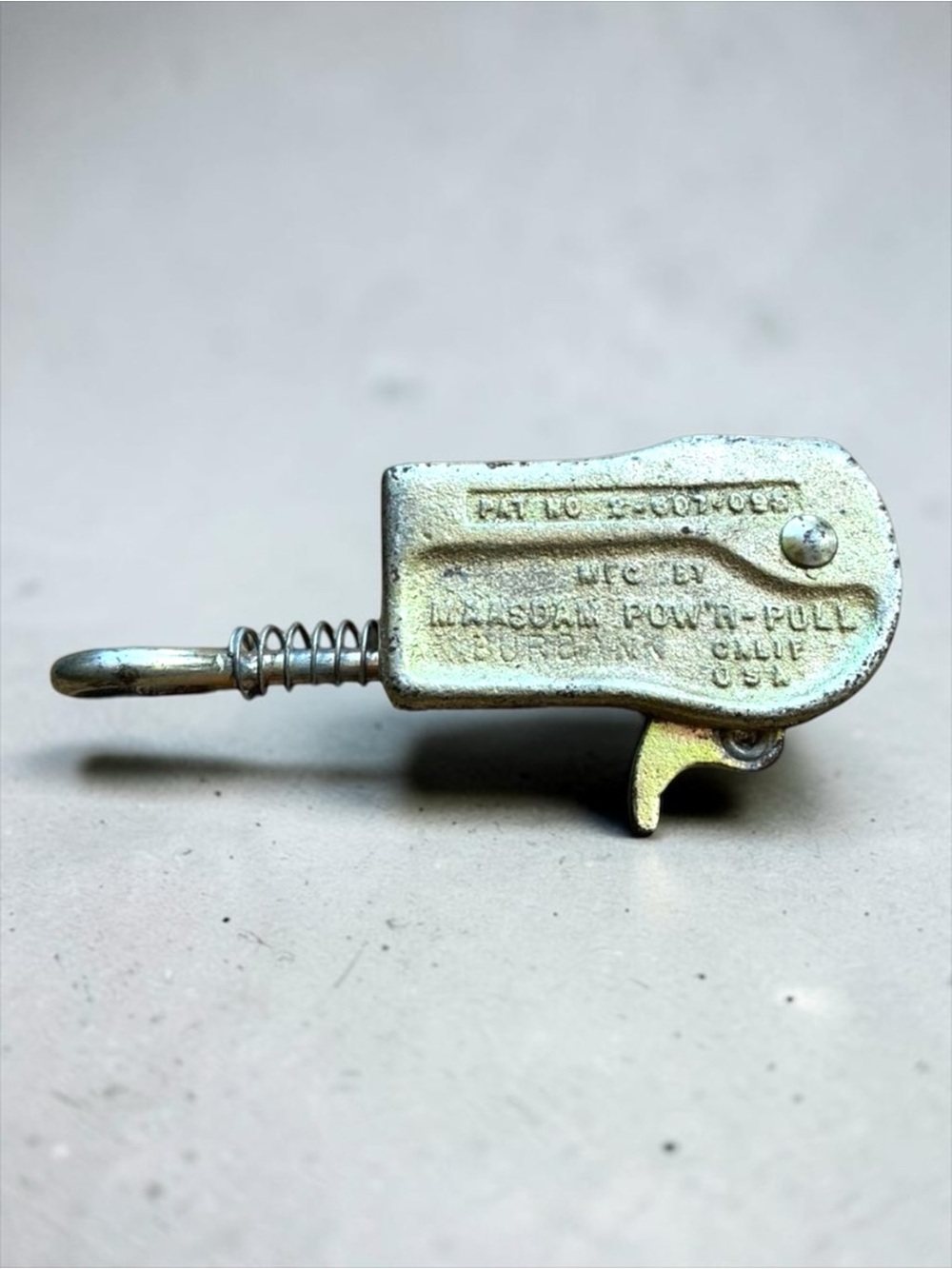 Vintage Maasdam Pow’R Pull Rope Clamp Cable Puller Made in USA Industrial Tool